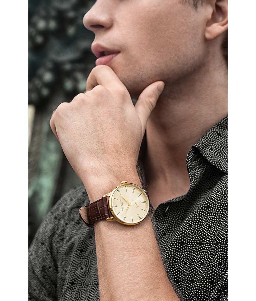 Maestro 849 Quartz 40mm Classic Men's Watch - Elegant Stainless Steel Dress Watch for Business & Formal Occasions