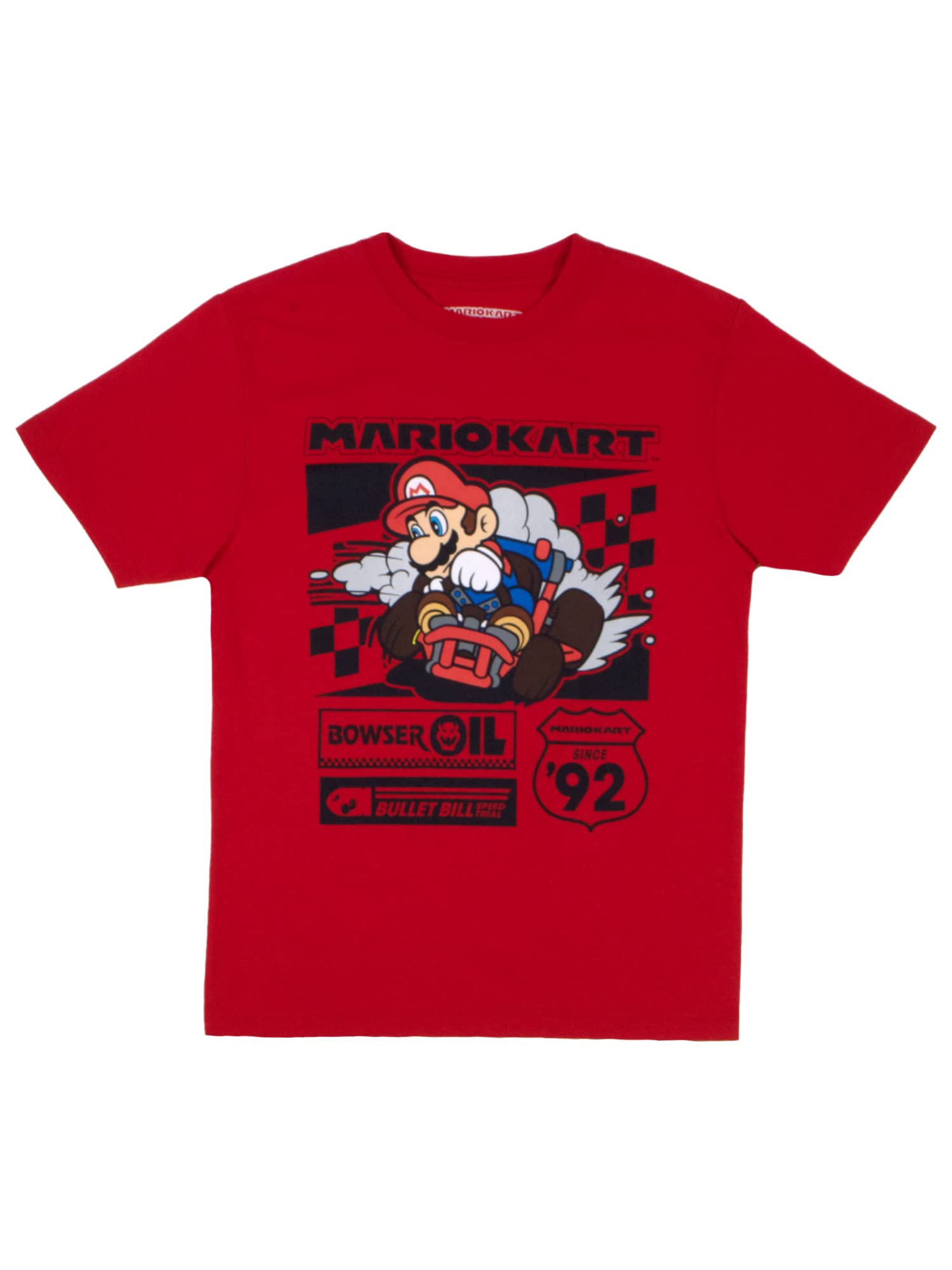 Super Mario Bros Boys T-Shirts 3-Pack - Nintendo Character Graphic Tees for Kids - Comfortable Cotton Shirts for Gaming, Birthday Parties & Everyday Wear