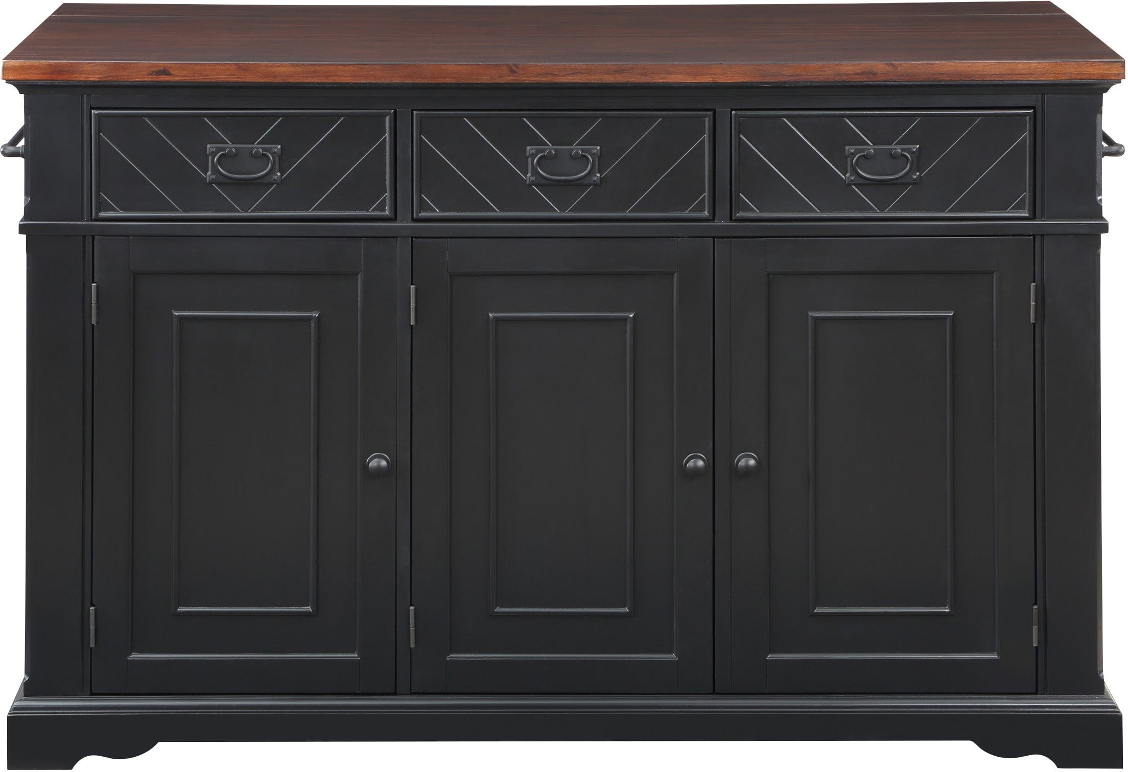 Office Star Palisade Kitchen Island with Storage - 36