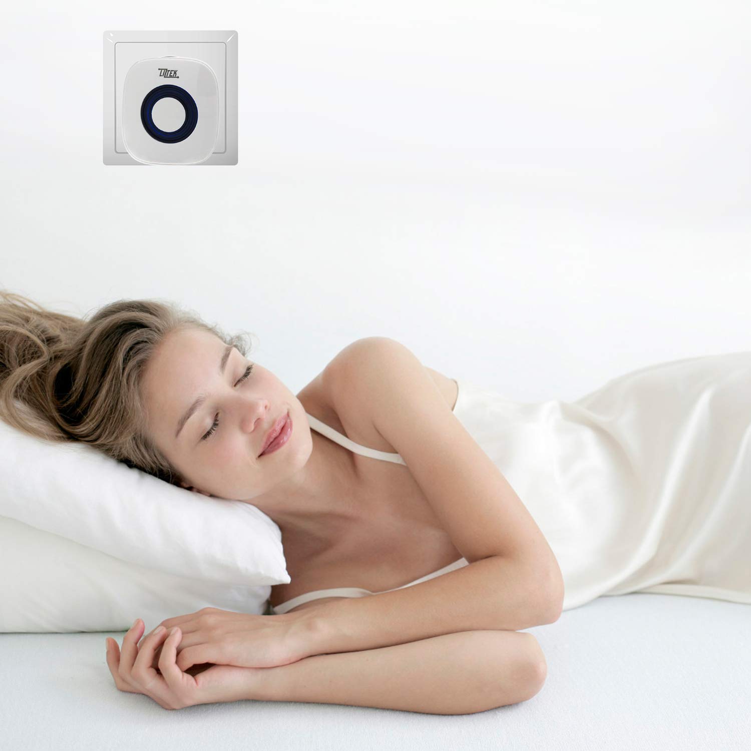 Wireless Doorbell with Remote Button & 2 Plug-in Receivers - 1000ft Range, 52 Chime Tones, No Receiver Batteries Needed - Perfect for Homes, Offices & Apartments