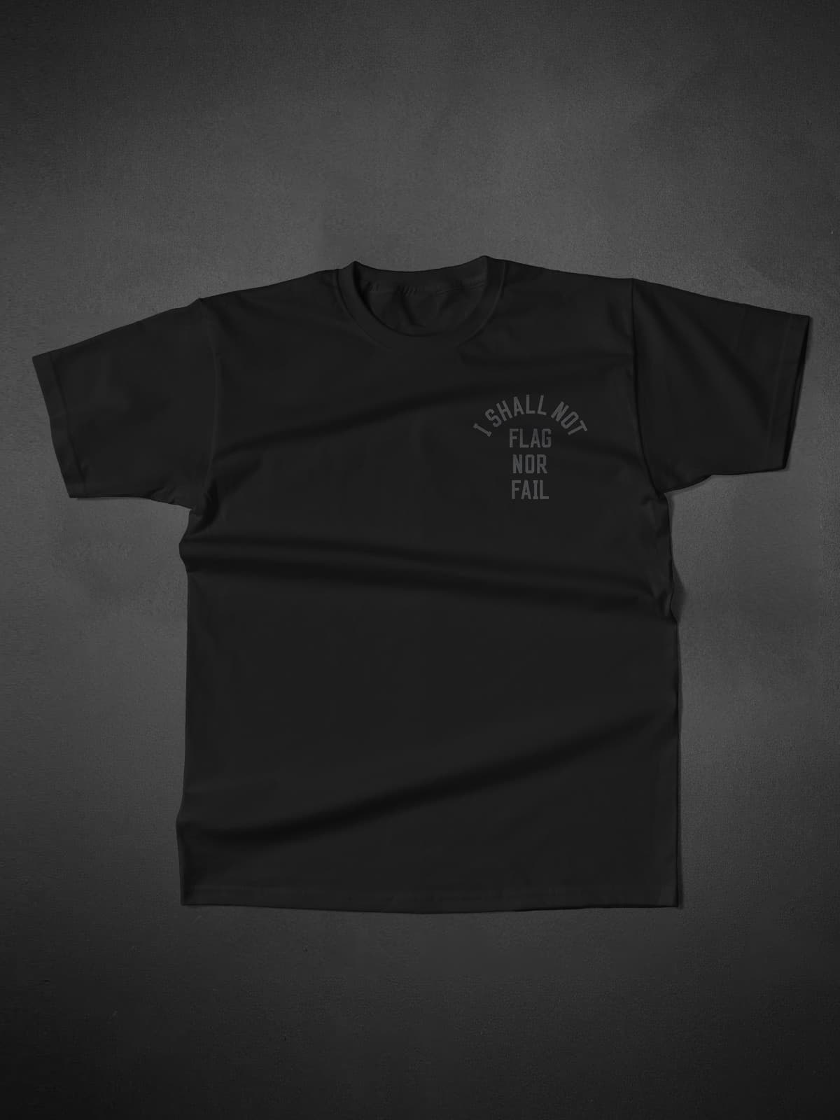 Anthem Tee - Black/Black | Premium Cotton T-Shirt for Men & Women | Casual Wear, Street Style & Everyday Comfort
