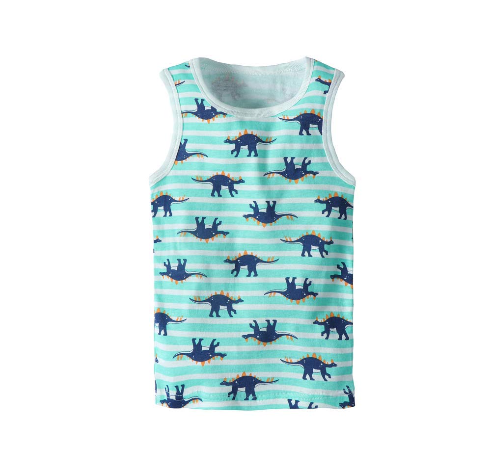 3-Pack Boys' Sleeveless Tank Tops for Toddlers - Soft Cotton Summer T-Shirts for Playtime & Outdoor Activities