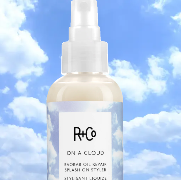 R+Co On A Cloud Baobab Oil Repair Splash-On Styler | Hydrating Hair Styling Cream for Damaged Hair | Perfect for Daily Styling & Heat Protection