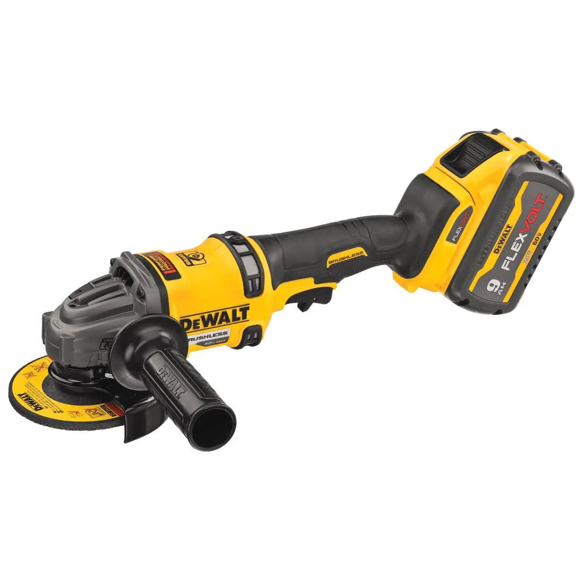 DEWALT DCG418X1 FLEXVOLT® 60V MAX* Brushless Cordless Angle Grinder 4-1/2
