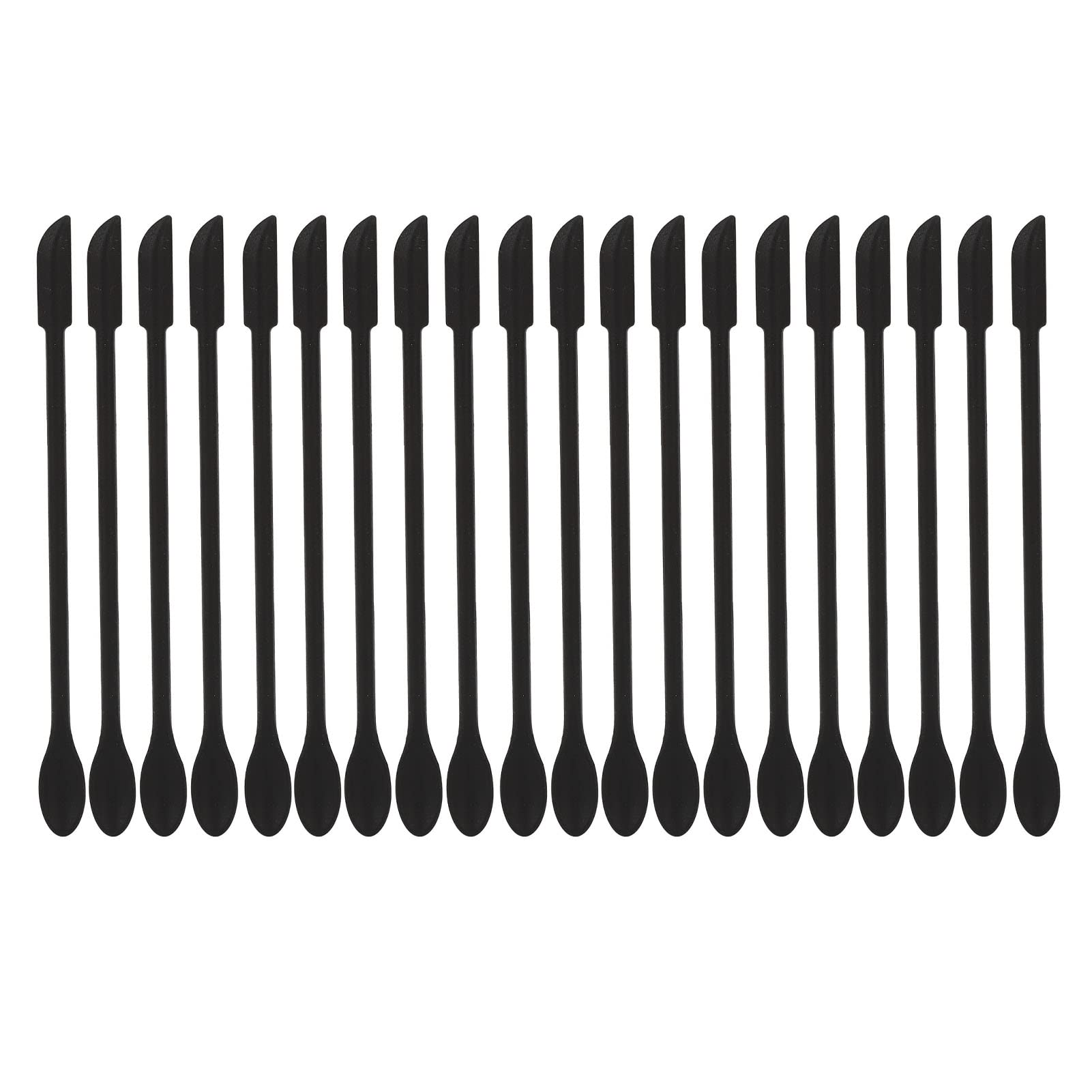 20pcs Silicone Makeup Spatulas - Mini Double Head Cosmetic Spatula with Extended Handle, Small Tip for Easy Cleaning | Perfect for Foundation, Creams & Skincare Products