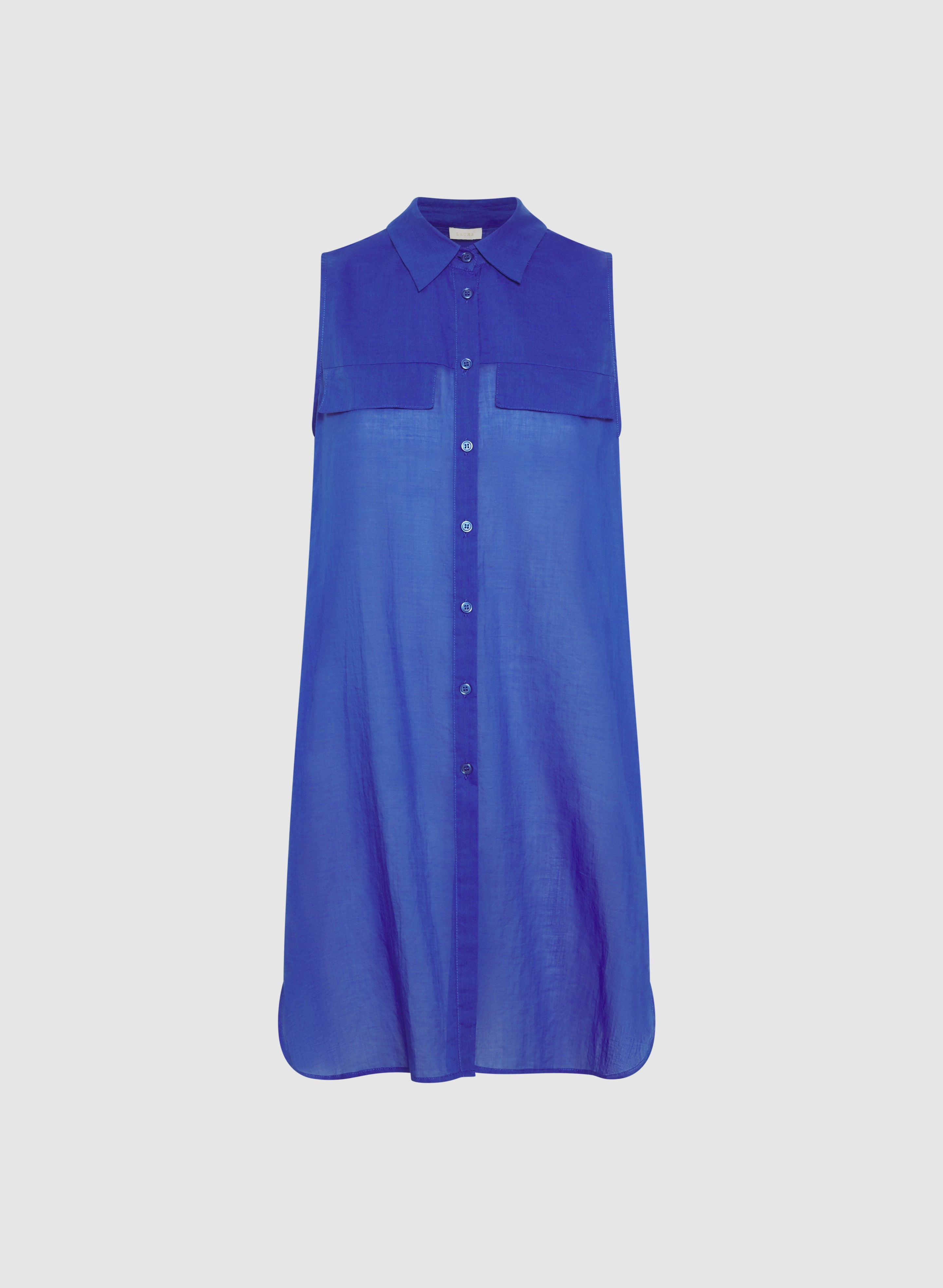 Stylish Button Down Cotton Voile Blouse for Women - Breathable Summer Shirt for Office & Casual Wear