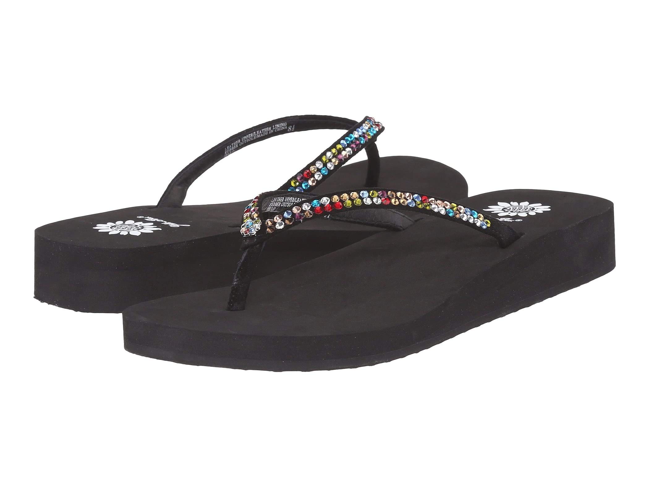 Yellow Box Women's Jello Sandals - Comfortable Summer Casual Flip Flops for Beach, Pool & Outdoor Wear