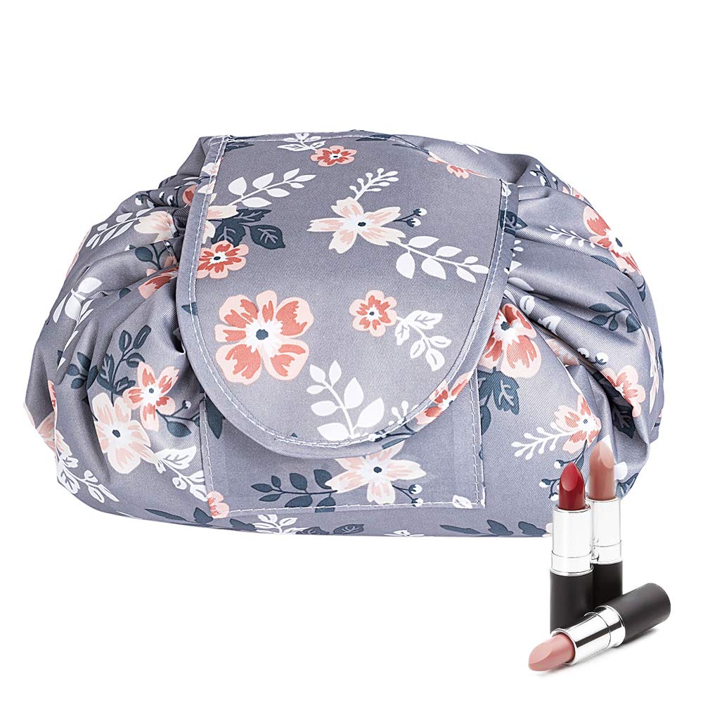 Waterproof Travel Cosmetic Bag - Large Capacity Makeup Organizer for Beauticians, Portable Quick Pack for On-the-Go Professionals | Perfect for Travel, Salon Visits & Gym Essentials