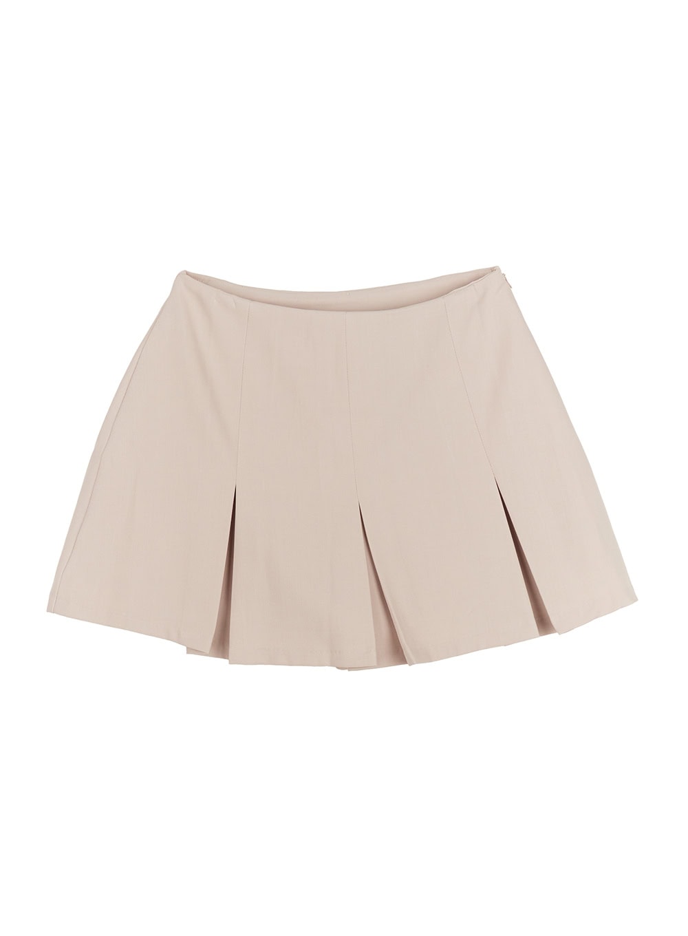 Essential Pleated Mini Skirt CA502 - Women's A-Line High Waist Skirt for Casual & Office Wear - Perfect for Spring/Summer Outfits, Dates & Work