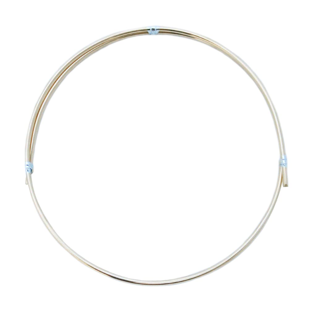 14K Solid Yellow Gold Wire 19 Gauge Half Hard Round 6 Inches - Perfect for Jewelry Making, DIY Crafts, Beading & Wire Wrapping Projects