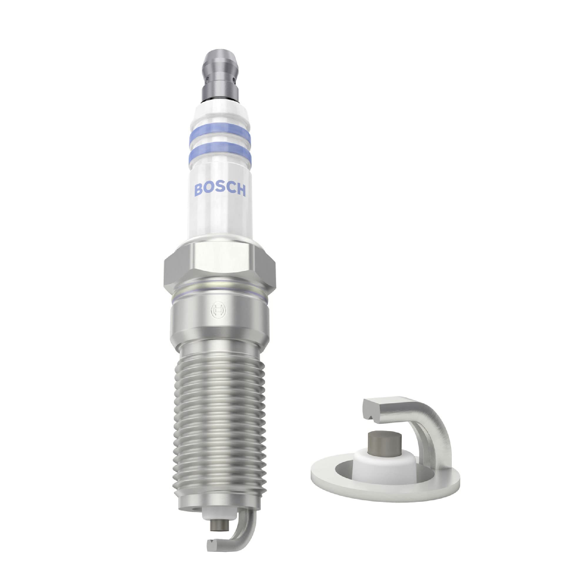 Bosch HR7MEV Nickel Spark Plug - High Performance Replacement for Cars, Trucks & SUVs - Ideal for Daily Commuting & Highway Driving