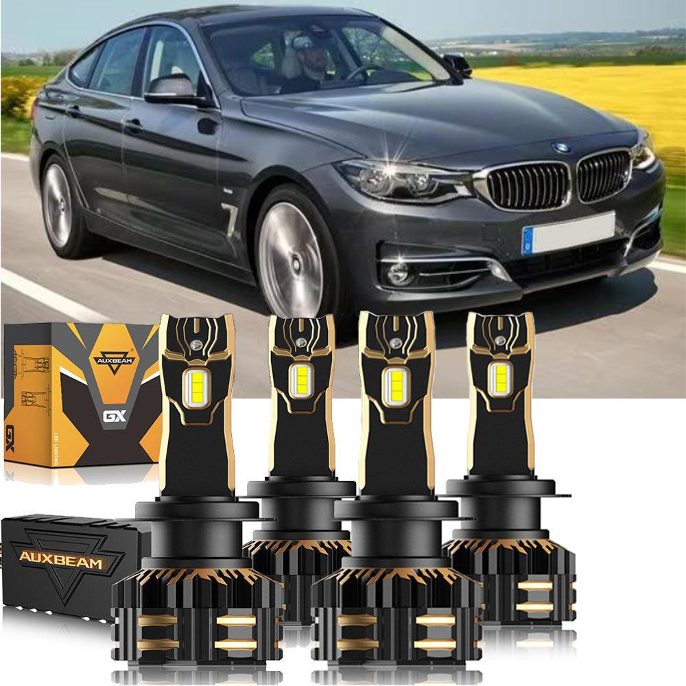 2017 BMW 330i H7 LED Headlight Bulbs Kit - Super Bright 6000K White Light, Plug and Play, High/Low Beam Combo - Perfect for Night Driving & Enhanced Road Visibility