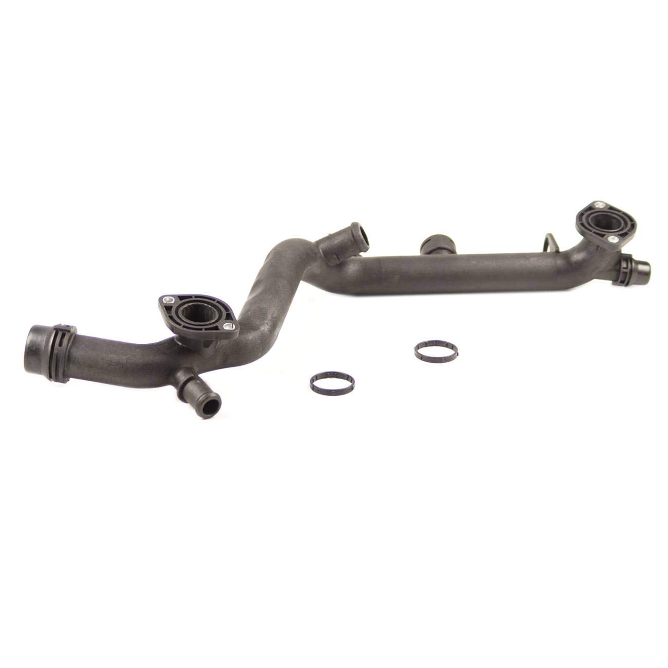 Topaz 06E121045AB Radiator Coolant Pipe Water Hose - Compatible with Audi A4, A4 Quattro, A6, A6 Quattro, A8 Quattro - Replacement Cooling System Hose for Engine Performance & Temperature Control - Perfect for Daily Commuting & Long Road Trips