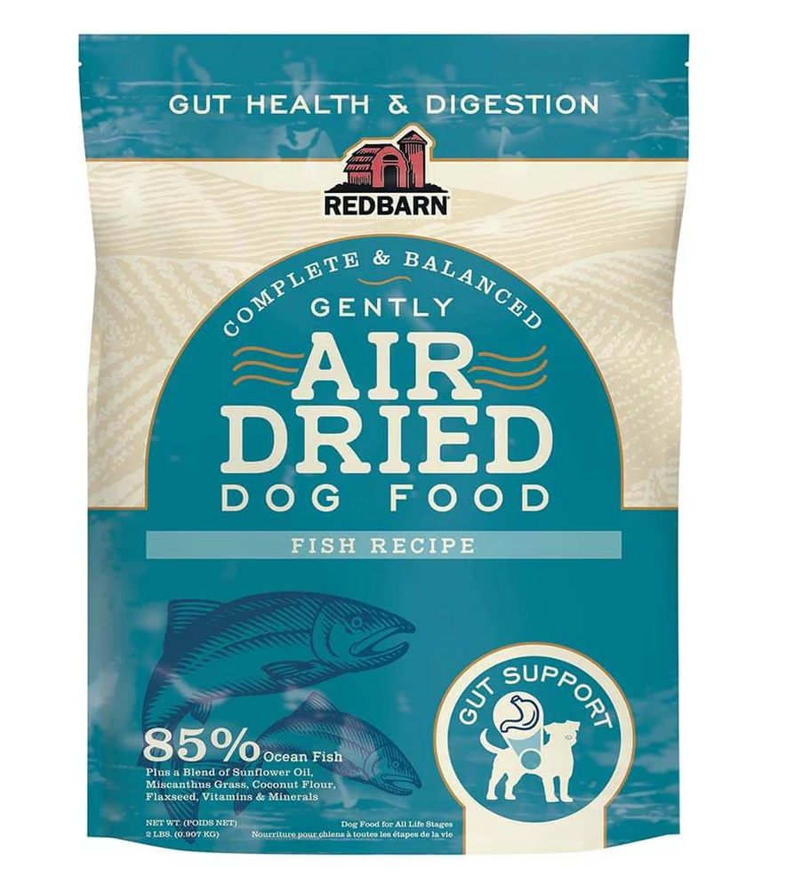 Redbarn Air-Dried Fish Dog Food for Gut Health & Digestion - Grain Free, High Protein - Perfect for Sensitive Stomachs & Digestive Support