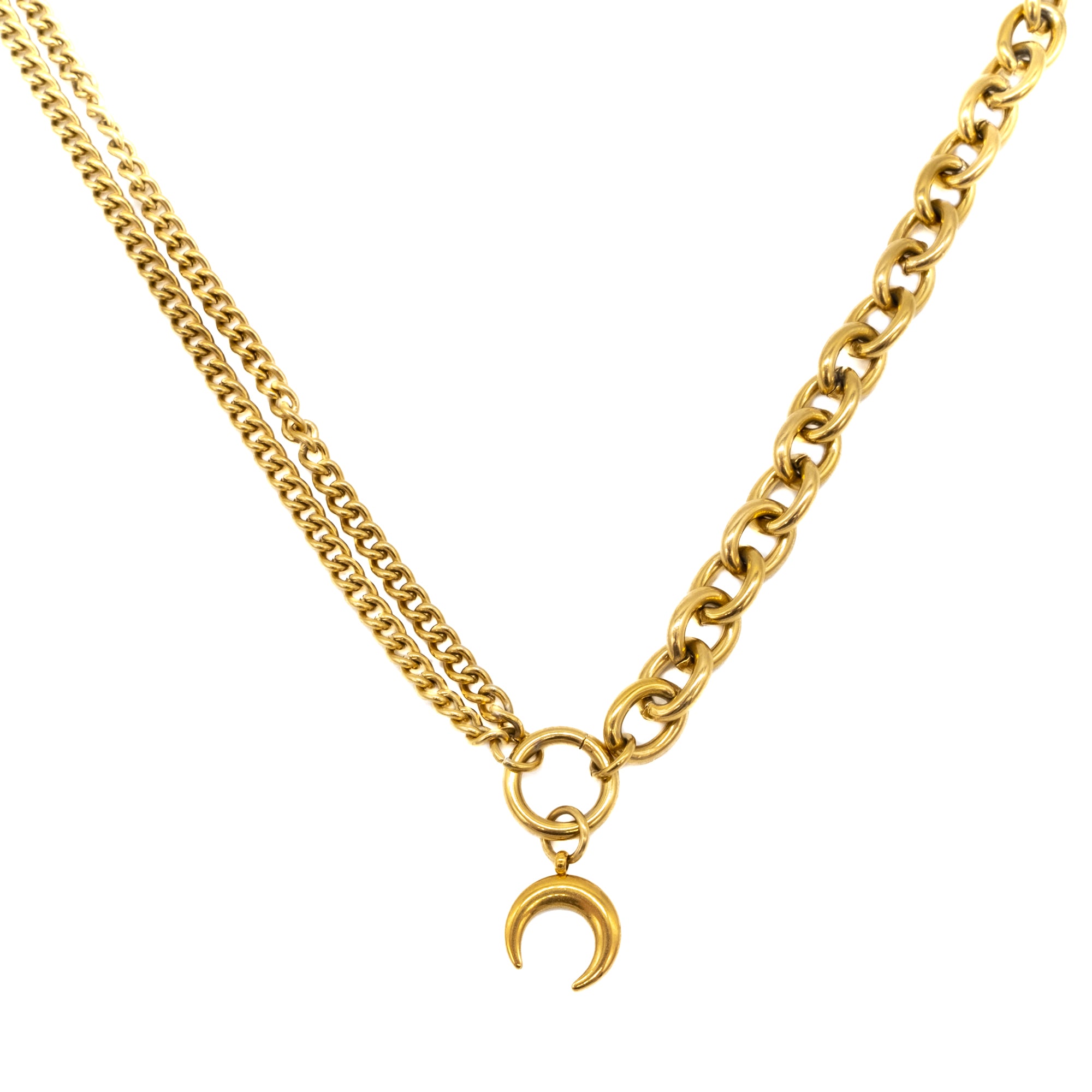 Selene Gold Crescent Moon Necklace - Elegant Celestial Jewelry for Women | Perfect for Everyday Wear, Date Nights & Special Occasions