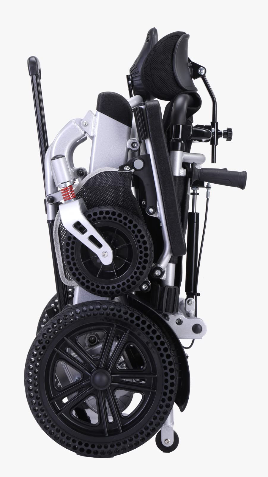 Klano BC8000 Electric Wheelchair for Adults - All-Terrain Foldable Power Wheelchair with Reclining Seat & Headrest | 64 lbs Lightweight | Ships from USA | Perfect for Outdoor Adventures, Travel & Daily Mobility