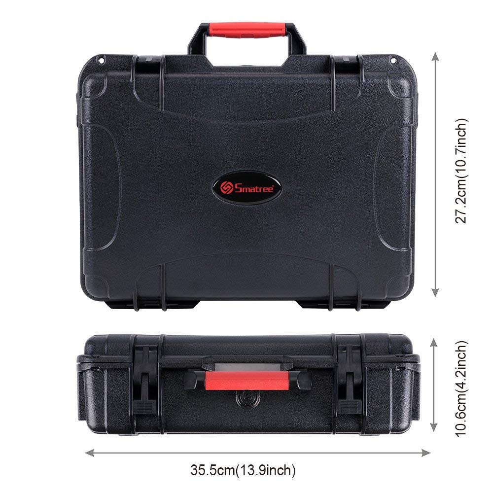 **Smatree Waterproof Carrying Case with Battery Charger for DJI Mavic Pro & Mavic Platinum – Durable Travel Storage for Drone Accessories & Outdoor Adventures**