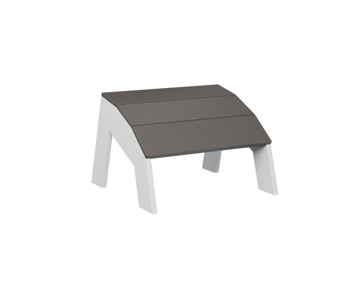 Berlin Gardens Nordic Adirondack Footstool - Outdoor Patio Furniture, Solid Wood Footrest for Garden, Deck & Poolside Relaxation
