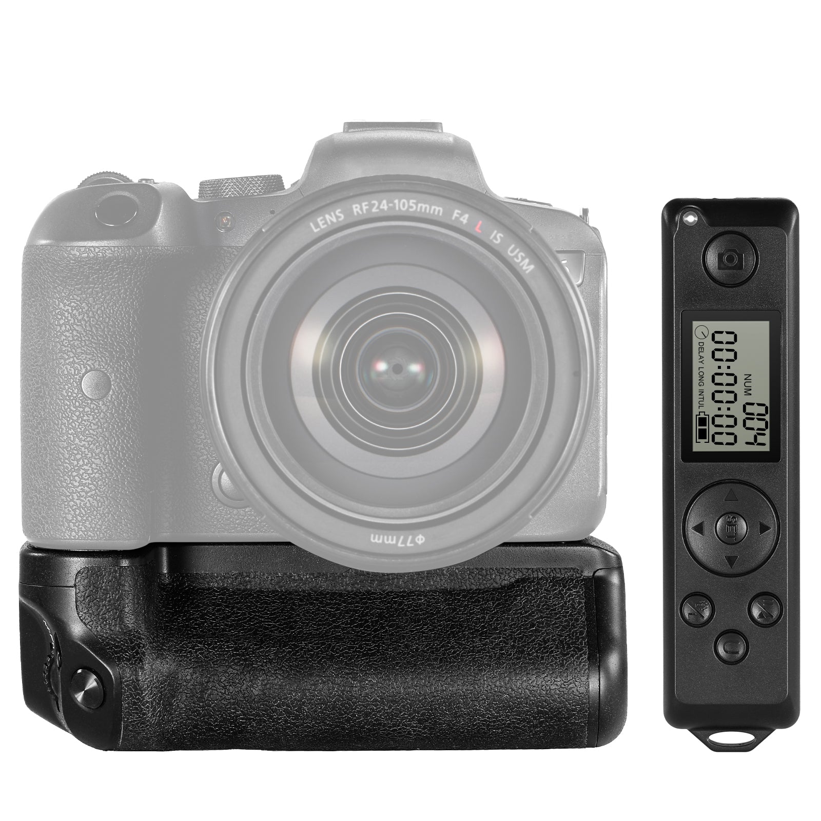 NEEWER BG R10 Replacement Battery Grip for Canon EOS R5 R5C R6 R6 Mark II with Remote Control - Professional Photography Accessory for Extended Shooting Sessions, Wedding & Travel Photography