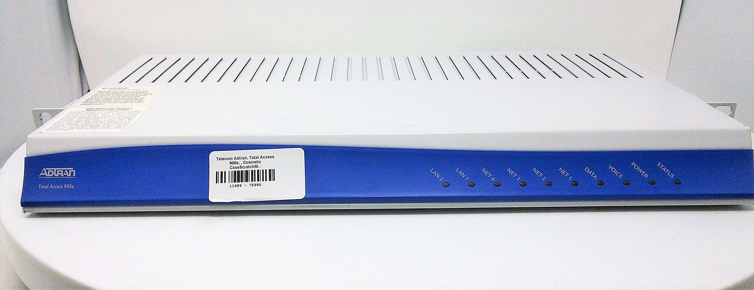 Renewed ADTRAN TOTAL ACCESS 908E VoIP Router with Voice Card & Phone Adapter - Fast Ethernet - Model 4242908L1 - Ideal for Small Business VoIP Systems & Home Office Networks