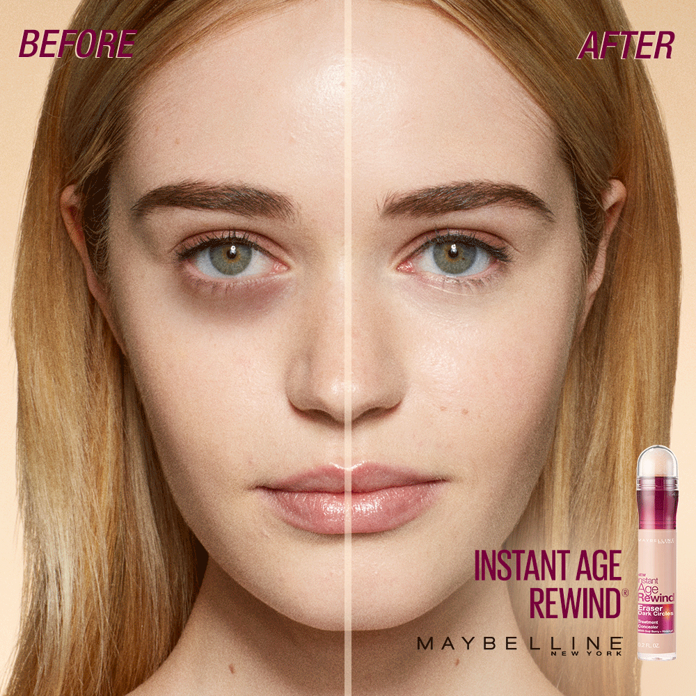 Maybelline Instant Age Rewind Concealer - Anti-Aging Under Eye Brightener & Dark Circle Corrector - For Smooth, Youthful-Looking Skin - Perfect for Daily Makeup & Special Occasions