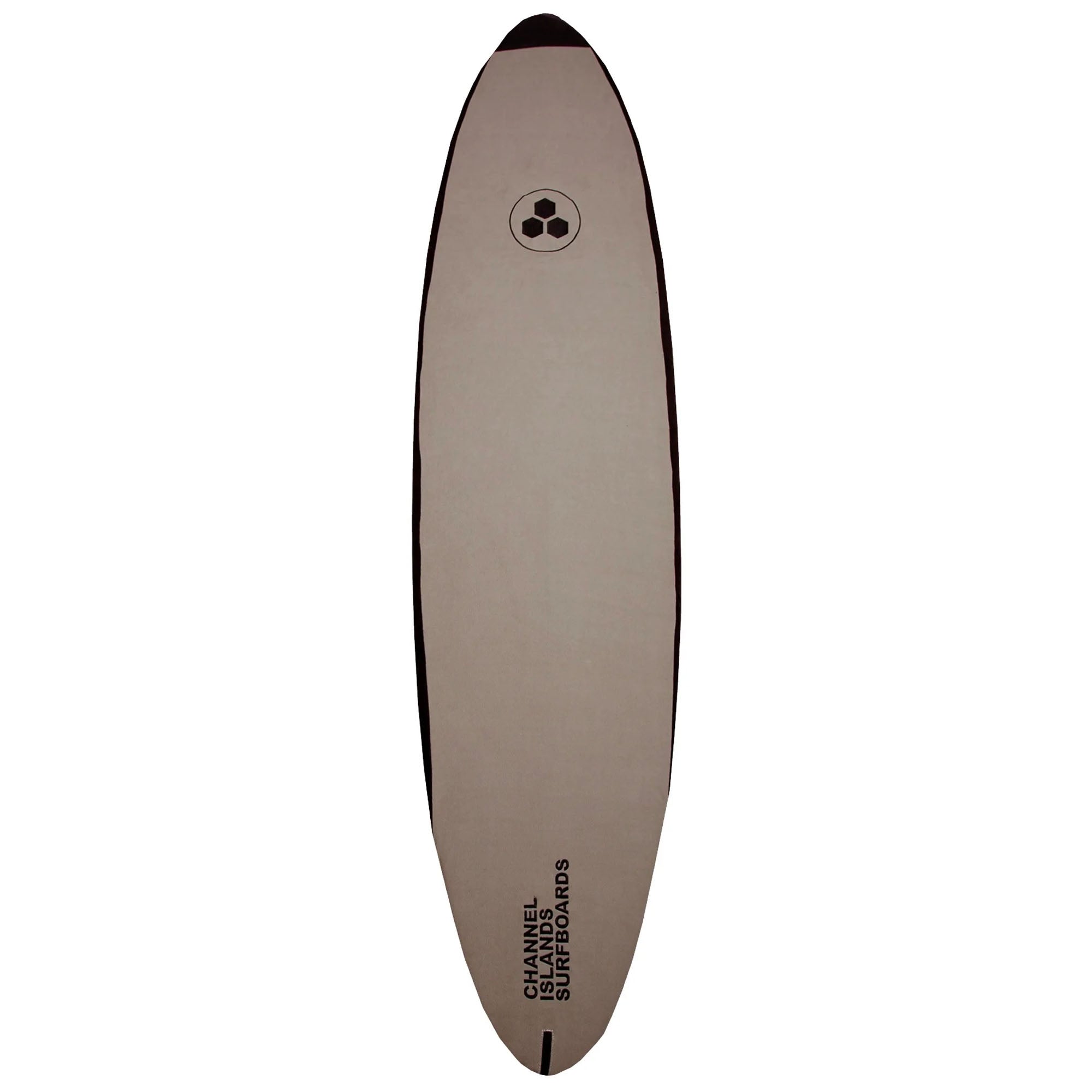 Channel Islands Snuggie 2.0 Hybrid Surfboard Sock - Grey/Black - Protective Cover for Surfboards - Perfect for Travel & Storage