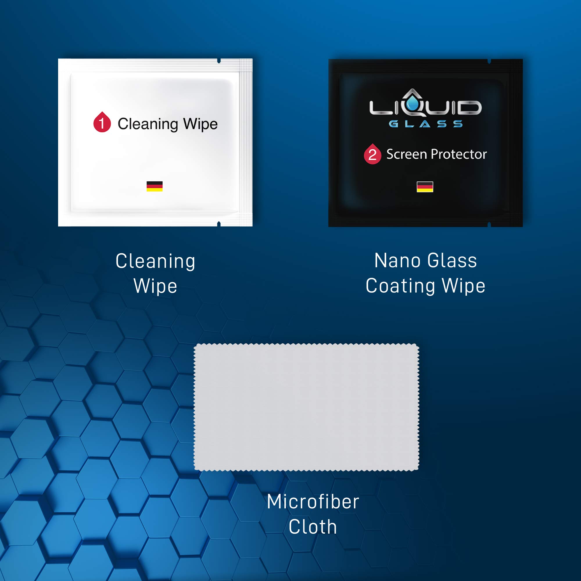 Liquid Glass Screen Protector with $250 Warranty - Scratch & Shatter Resistant Nano Coating for iPhone, Samsung, iPad & Smartwatches | Universal Fit, Easy Application | Perfect for Outdoor, Work & Travel Protection