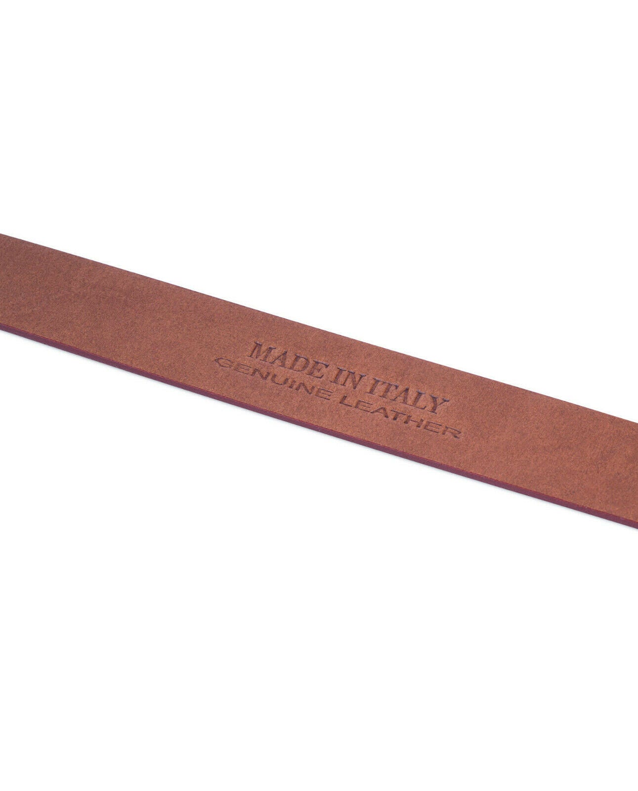 Genuine Leather Burgundy Belt Strap for Ferragamo Buckle Replacement - No Buckle Included | Perfect for Dress Pants, Suits & Formal Occasions
