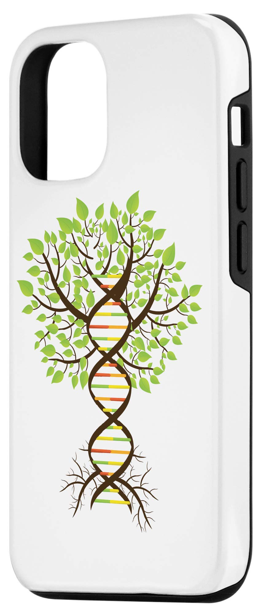 iPhone 12/12 Pro DNA Tree Design Case - Funny Plant Genealogy Phone Cover for Students & Science Lovers - Perfect Gift for Biology Enthusiasts & Tech Users (Great for School, Work & Everyday Use)