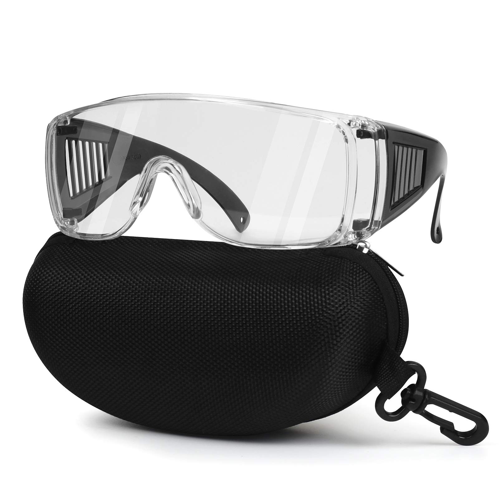 OTG Shooting Glasses Over Prescription Eyeglasses - Anti-Fog Safety Glasses for Hunting, Shooting & Outdoor Activities