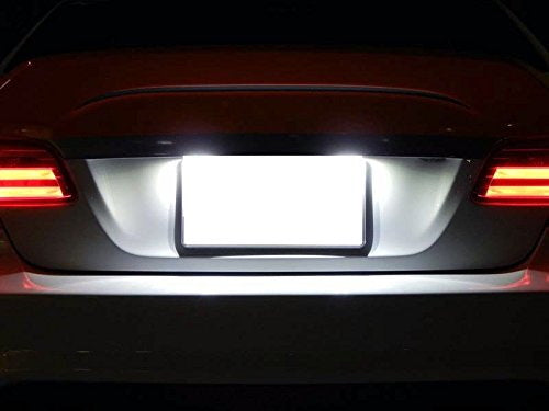 4-Pack White 9 SMD 1.50 Inch (36-39mm) Festoon LED Bulbs - Perfect for Interior Dome Lights, Vanity Mirrors, and Car Interior Lighting