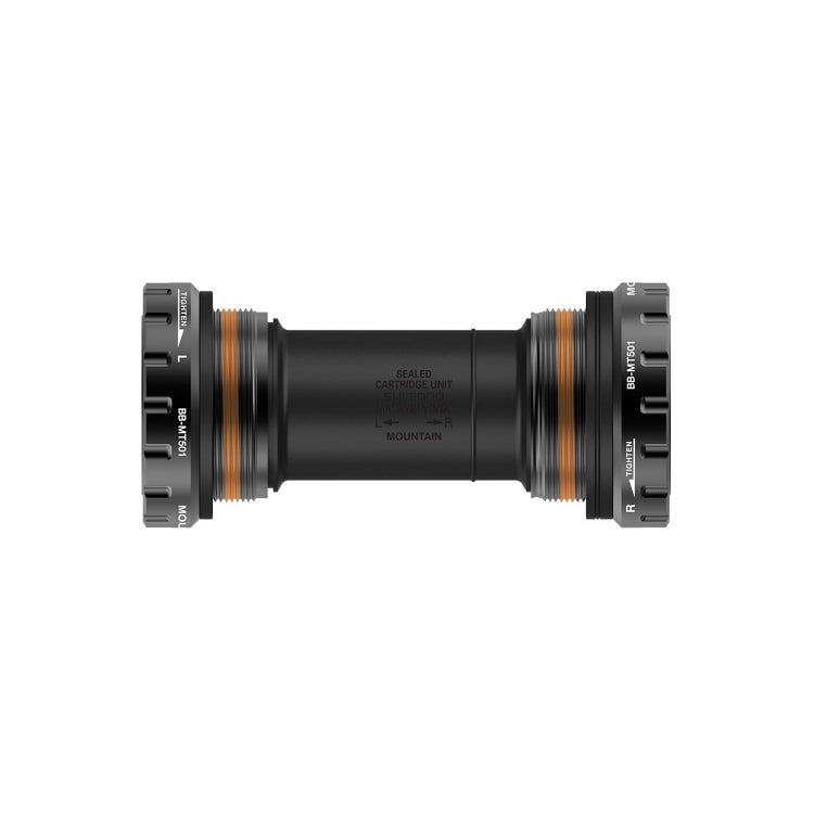 Shimano BB-MT501 Bottom Bracket - Compatible with Mountain Bikes & Road Bikes - Durable Bicycle Bottom Bracket for Smooth Pedaling Performance - Ideal for MTB, Road Cycling & Commuting