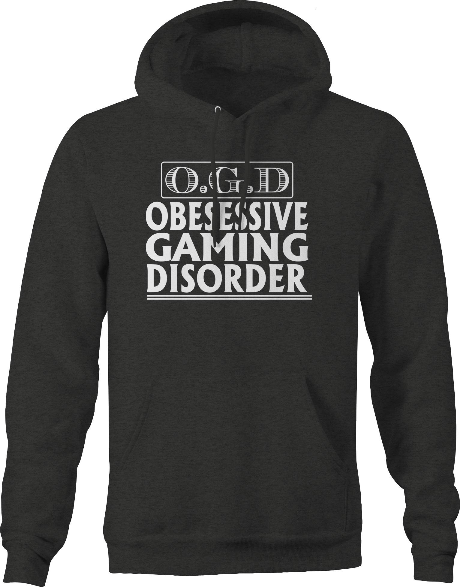 OGD Obsessive Gaming Disorder Men's Gamer Hoodie - Dark Grey | Comfortable Gaming Apparel for Esports & Casual Wear