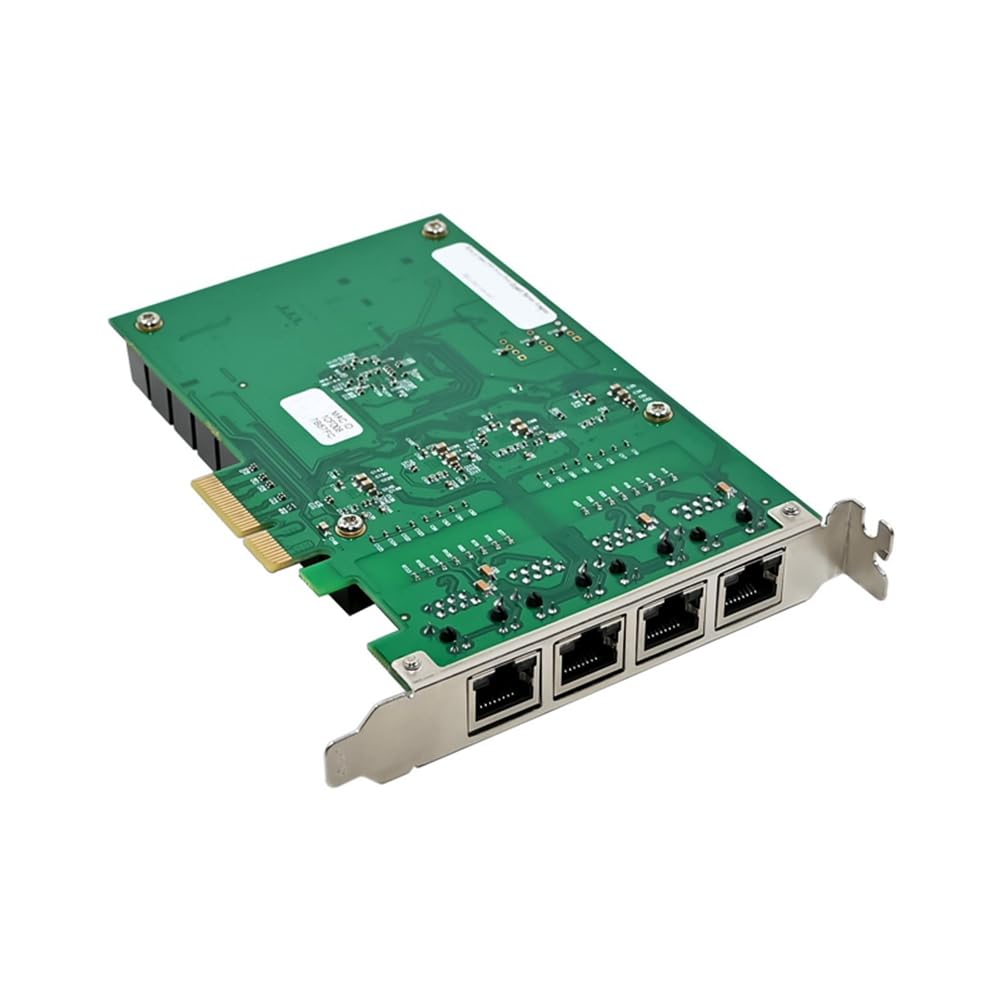 1Set PCI-E X4 Gigabit 4-Port Server Network Card - I210-T4 RJ45 Ethernet NIC for Industrial Camera & Vision Systems | High-Speed Networking Solution for Servers, Workstations & Industrial Applications