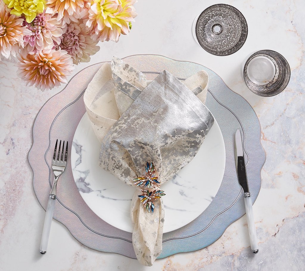 Elegant Butterfly Napkin Rings Set of 4 - Perfect for Wedding, Party & Holiday Table Decor - Beautiful Gift Box Included
