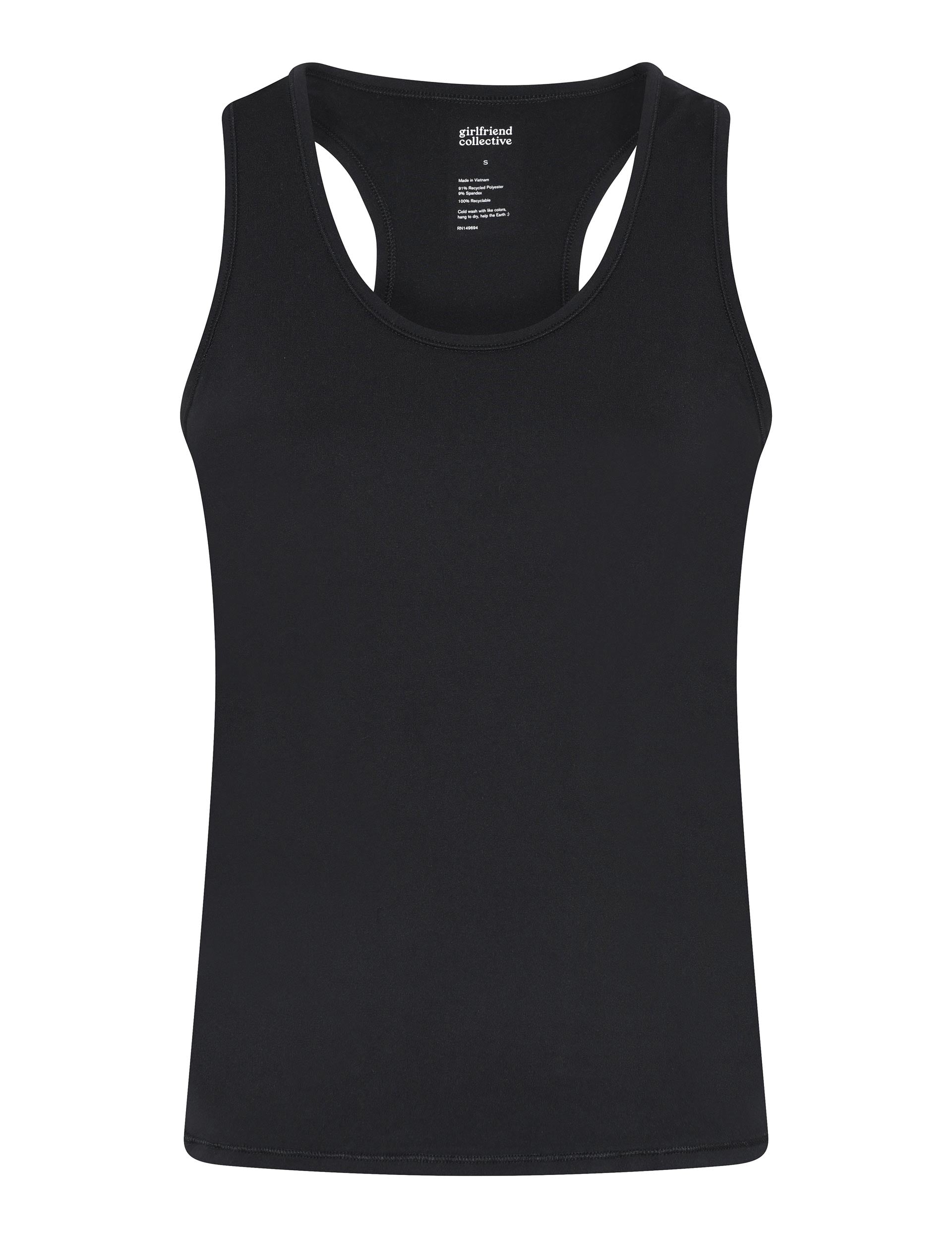 ReSet Relaxed Tank Top for Women - Soft & Comfortable Black Sleeveless Shirt - Perfect for Yoga, Gym, and Casual Wear