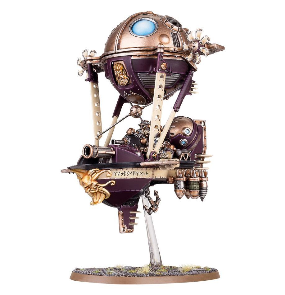 Age of Sigmar Kharadron Overlords: Grundstok Gunhauler - Dwarf Airship Miniature for Warhammer Tabletop Battles & Wargaming Scenes