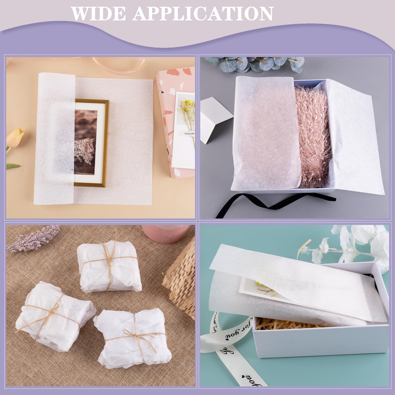 Acid-Free Unbuffered Interleaving Tissue Paper for Storage - 30
