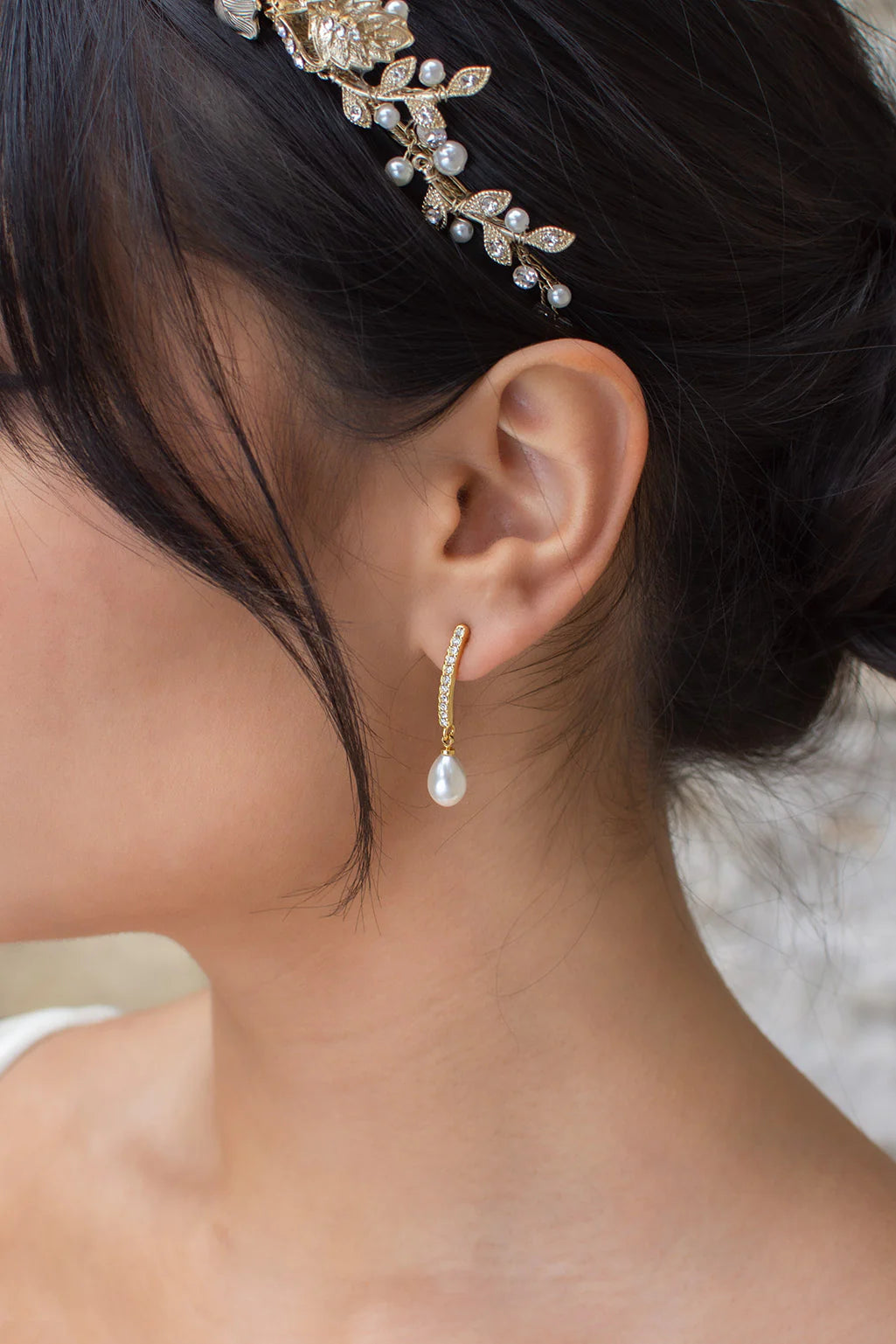 Audelia Elegant Pearl Drop Earrings for Women - 925 Sterling Silver Dangle Earrings with AAA Quality Pearls - Perfect for Weddings, Parties & Special Occasions