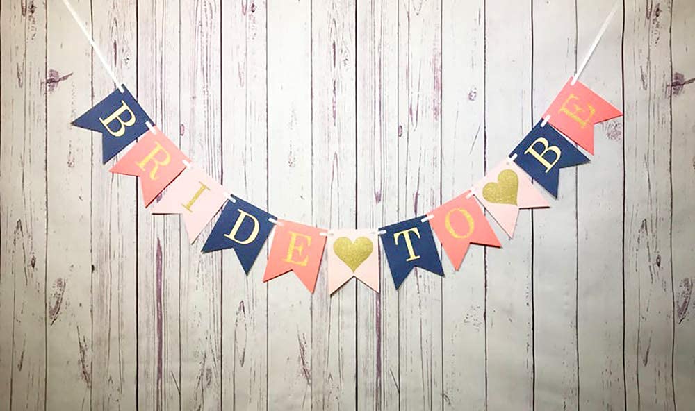 Elegant Navy Rose Gold & Peach Champagne Bridal Shower Decorations Set - Confetti Balloons, Bride to Be Banner & Bachelorette Party Supplies for Wedding, Engagement & Hen Party Celebrations | Perfect for Wedding Showers, Bridal Parties & Girls' Night Decor