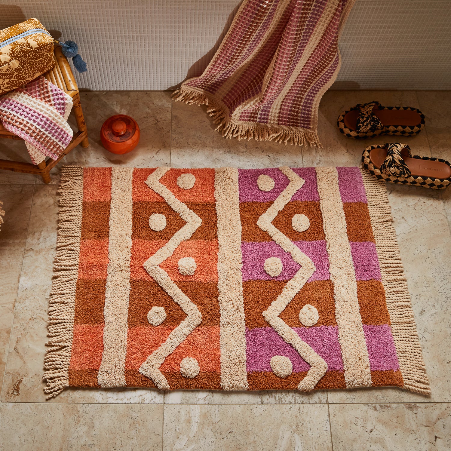 Premium Non-Slip Bath Mat - Super Absorbent & Quick Dry Bathroom Rug - Soft Memory Foam Shower Mat for Bathroom Floor - Perfect for Bath, Shower & Vanity Areas