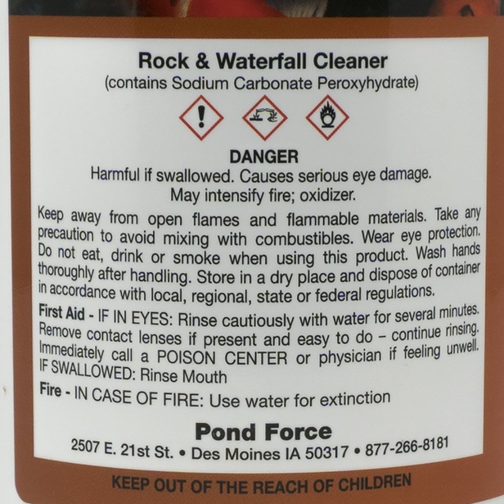 8-Pound Pond & Waterfall Cleaner - Natural Water Feature Maintenance for Koi Ponds, Garden Fountains & Outdoor Decor | Safe for Fish & Plants