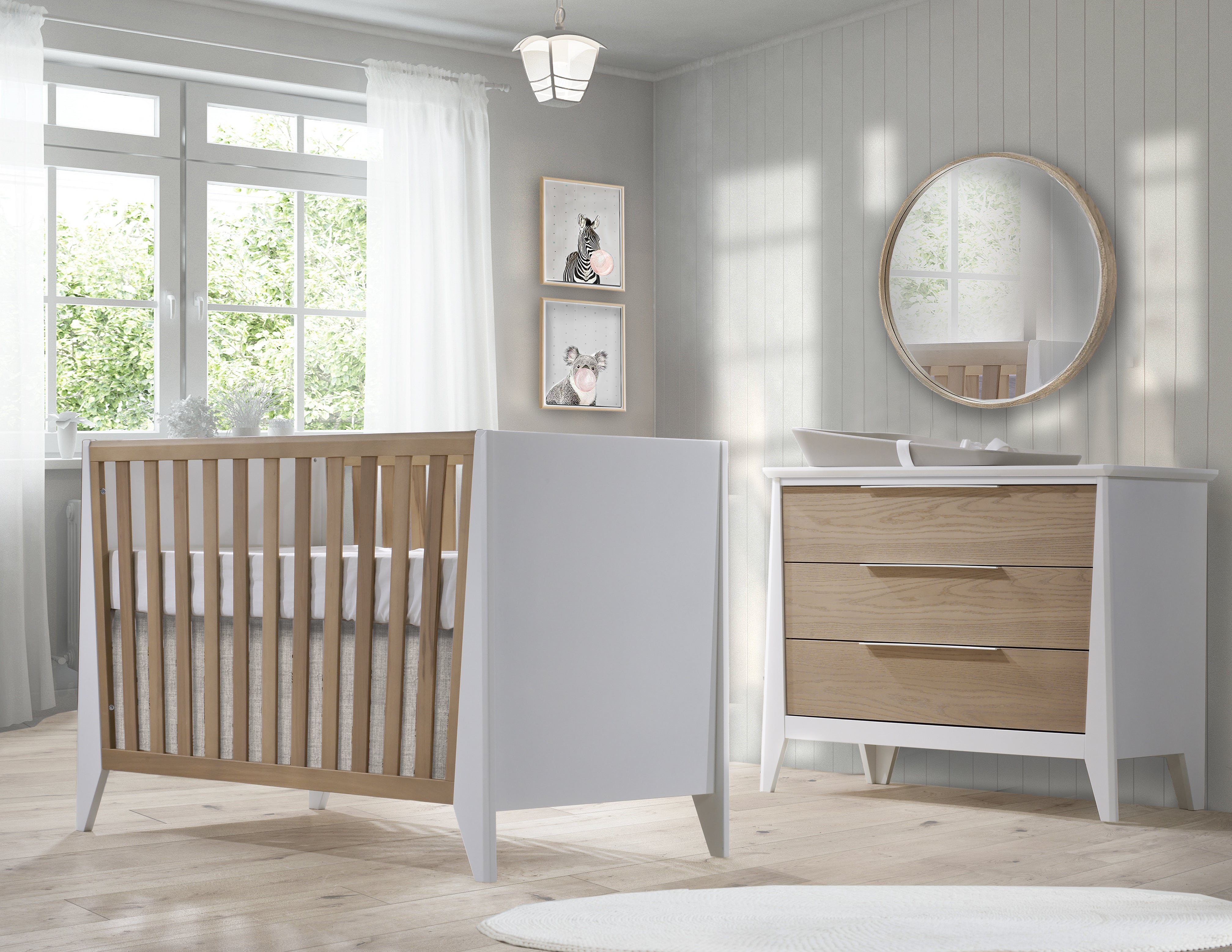 Flexx Premium Classic Crib for Babies & Toddlers - Convertible Safe Nursery Bed with Adjustable Mattress Height | Perfect for Newborns, Infant Rooms & Daycare Centers