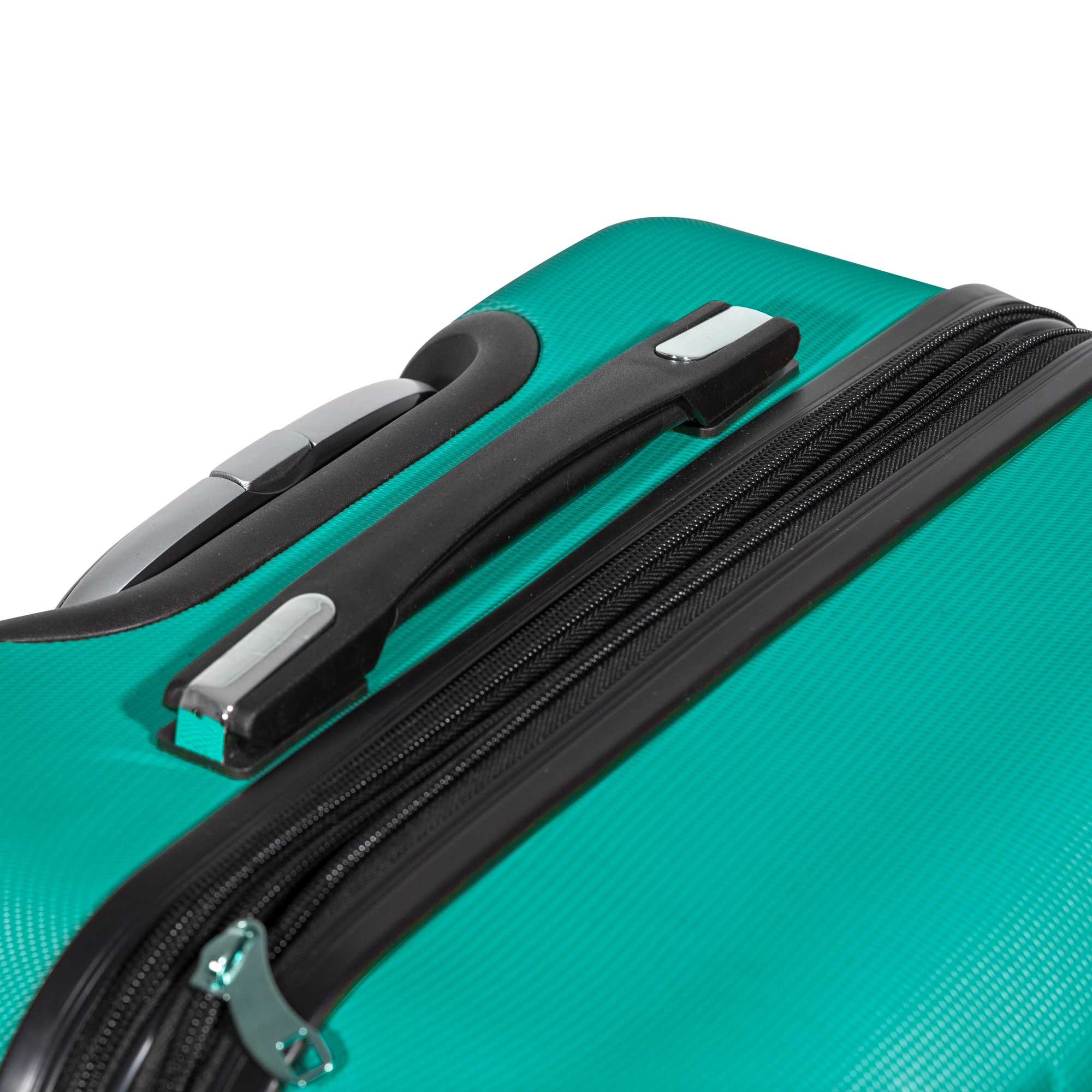 3-Piece Lightweight ABS Luggage Set with TSA Lock - Teal DL126 - Perfect for Travel, Business Trips & Vacations