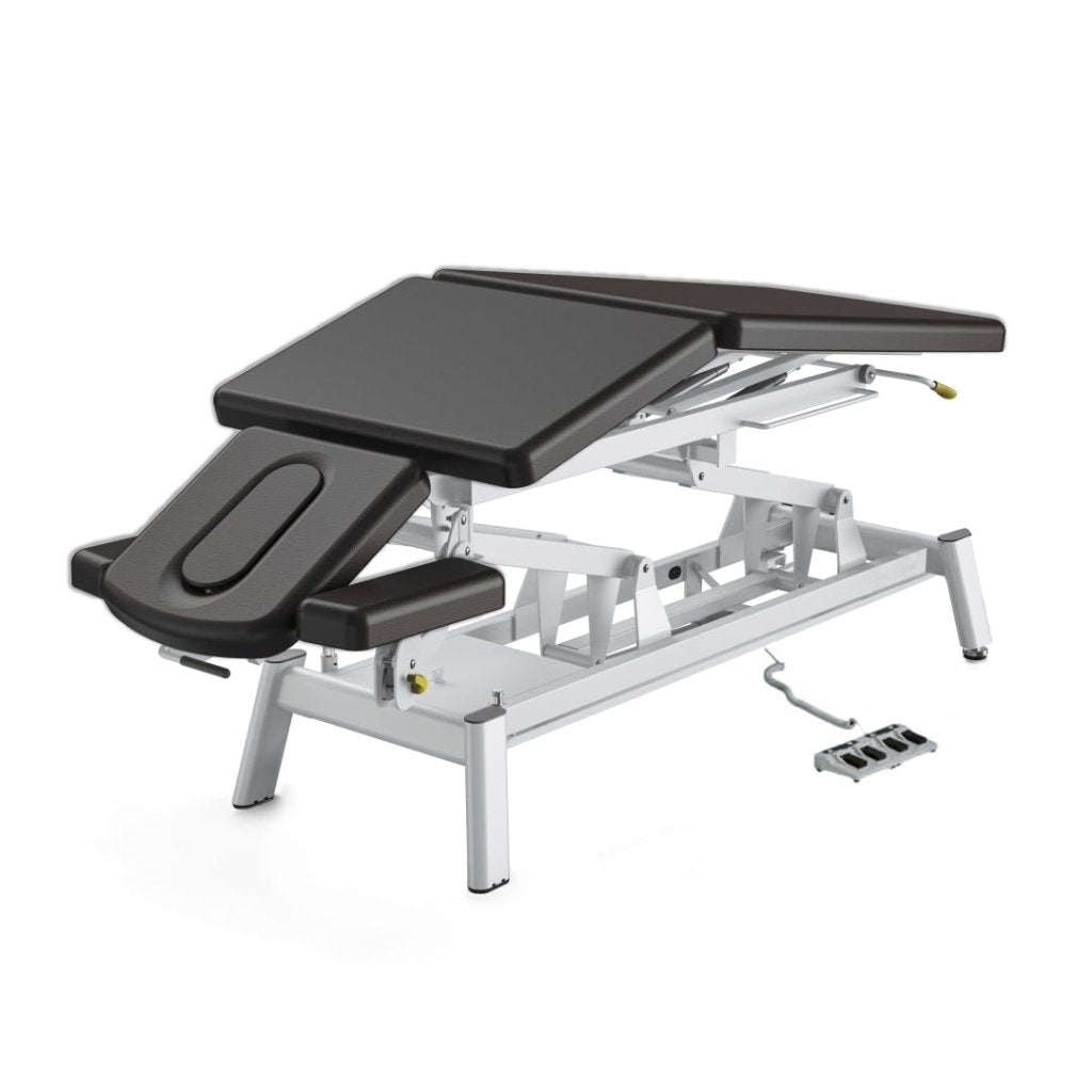 VIVANOVA German Dewert 2 Motors Electric Adjustable Massage Table - Professional Chiropractic Treatment Bed for Physical Therapy, RMT Clinics & Home Use - Grey