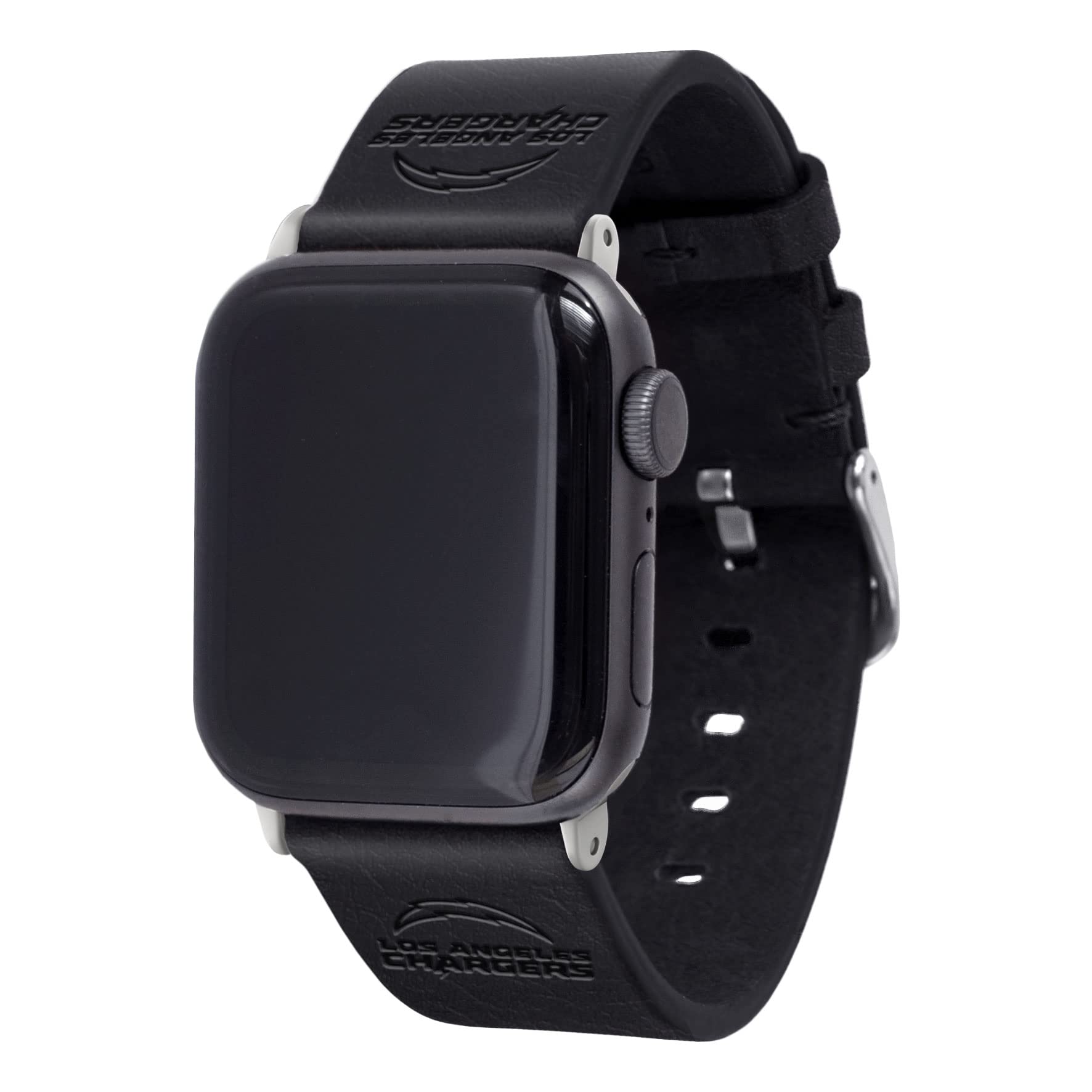 Los Angeles Chargers Genuine Leather Watch Band for Apple Watch - Game Day & Sports Fan Accessory - Perfect for NFL Games, Workouts, and Everyday Wear