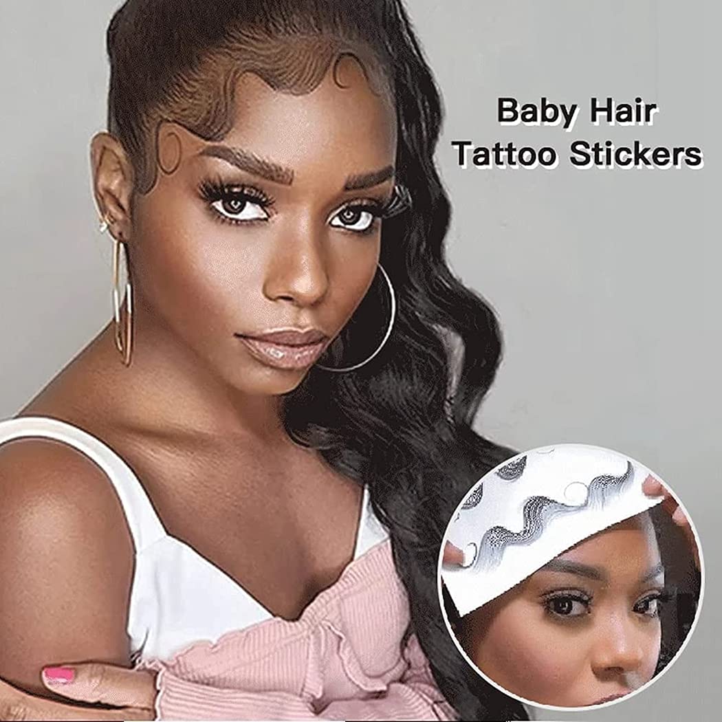 Dorakitten DIY Waterproof Hair Stickers - Unisex Fashion Hair Accessories for Styling & Forehead Decoration | Perfect for Cosplay, Parties & Daily Wear