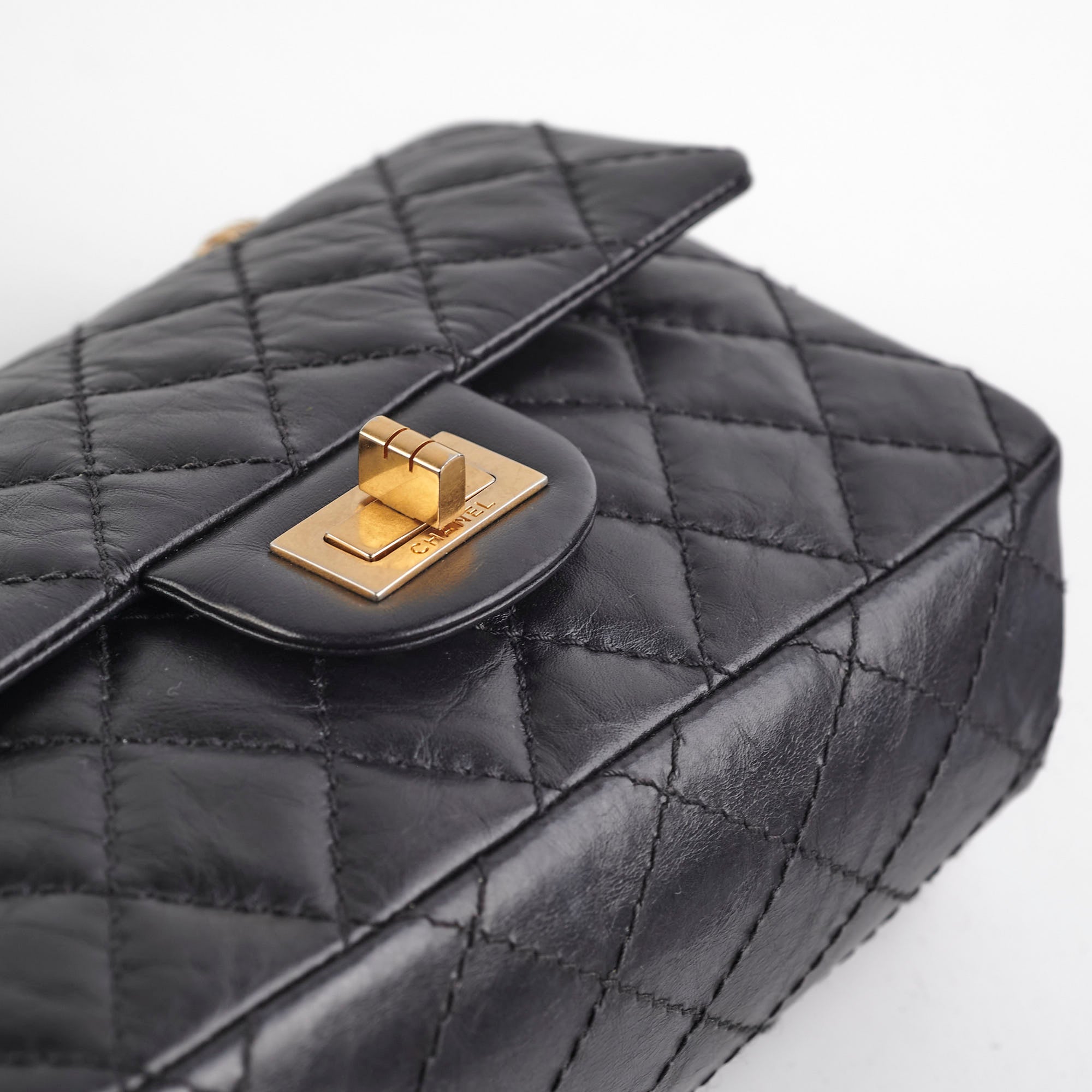 Chanel Mini Reissue 2.55 Classic Flap Bag in Black - Perfect for Evening Events, Date Nights & Luxury Fashion Collectors