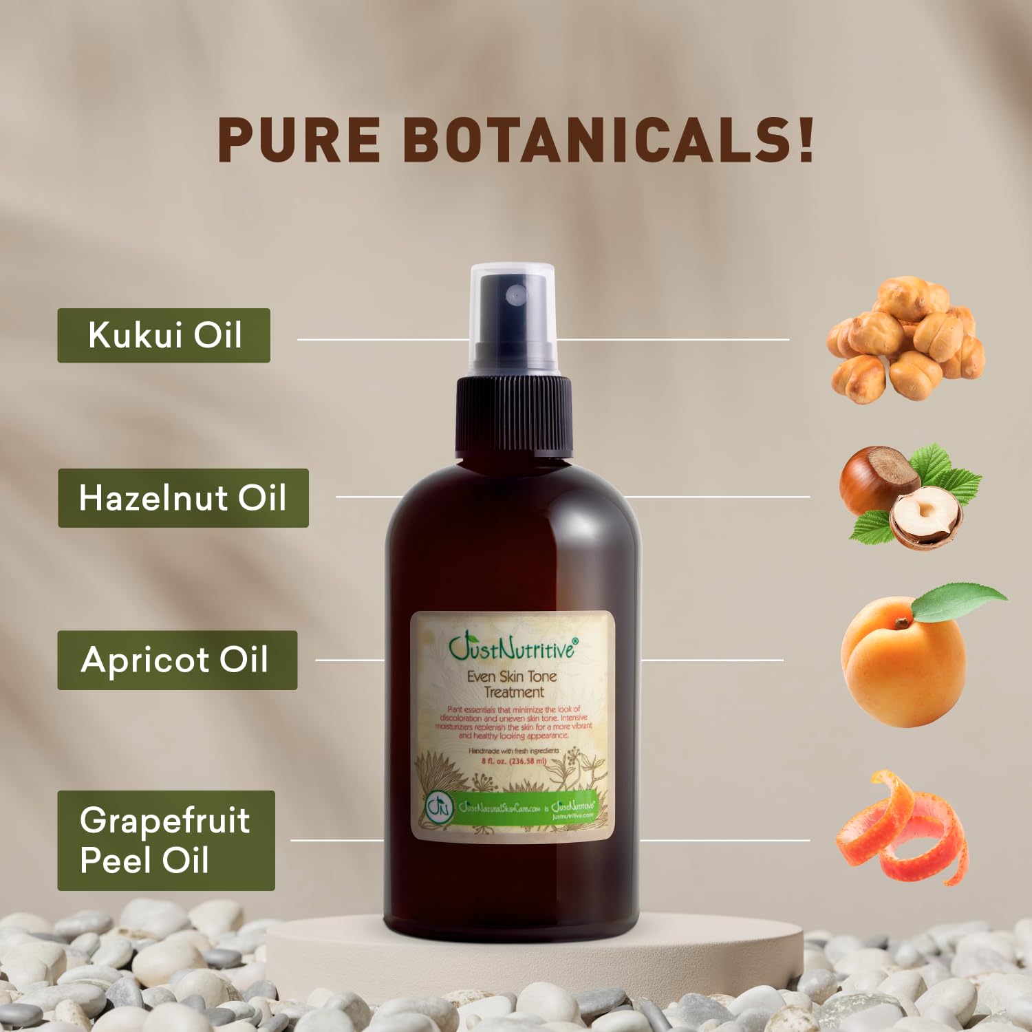 Just Nutritive Even Skin Tone Treatment - Best Body Skin Brightening Cream for Hyperpigmentation & Dark Spots | Perfect for Daily Use, Post-Sun Care & Evening Skin Tone