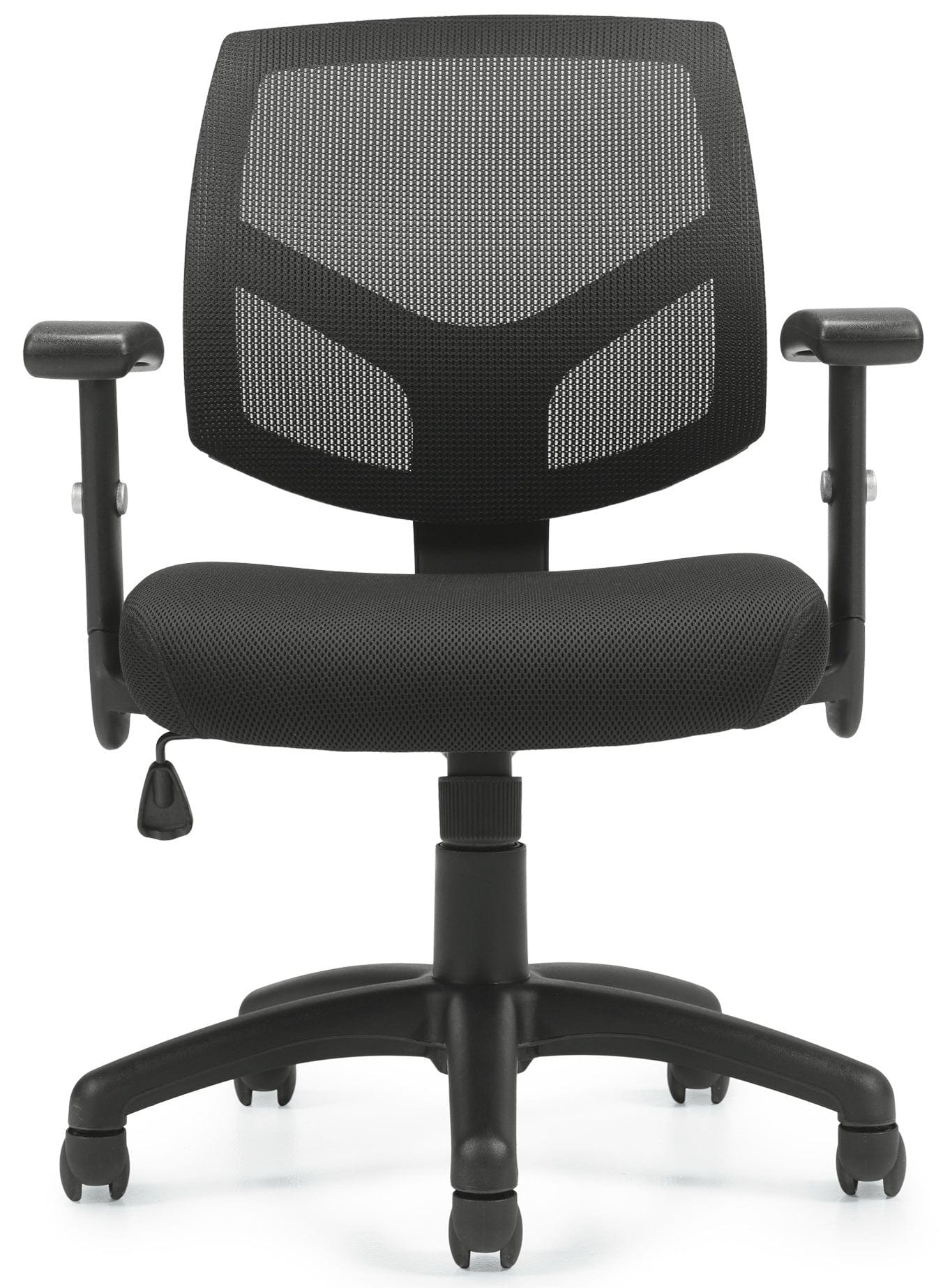 Ergonomic Mid Back Mesh Office Chair with Lumbar Support - Adjustable Height & Swivel - [OTG11514B] - Perfect for Home Office, Gaming & Workspace Comfort